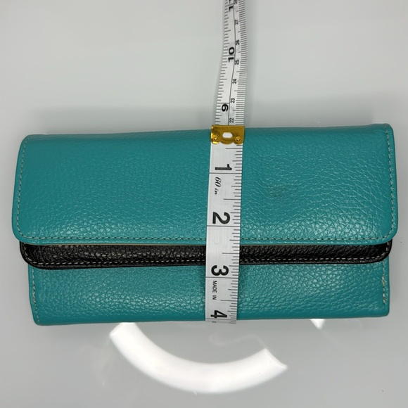 Vera Pelle multi color soft Italian leather long wallet - Picture 11 of 13